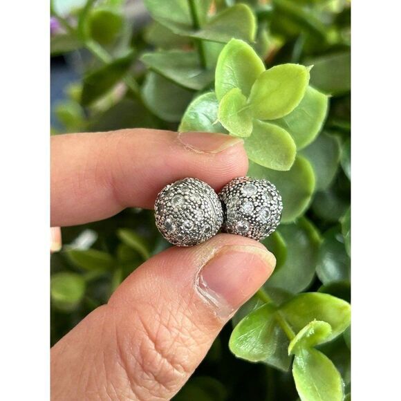 Pandora White Cz Cosmic Stars Clip Charms (1 left) - Picture 3 of 3